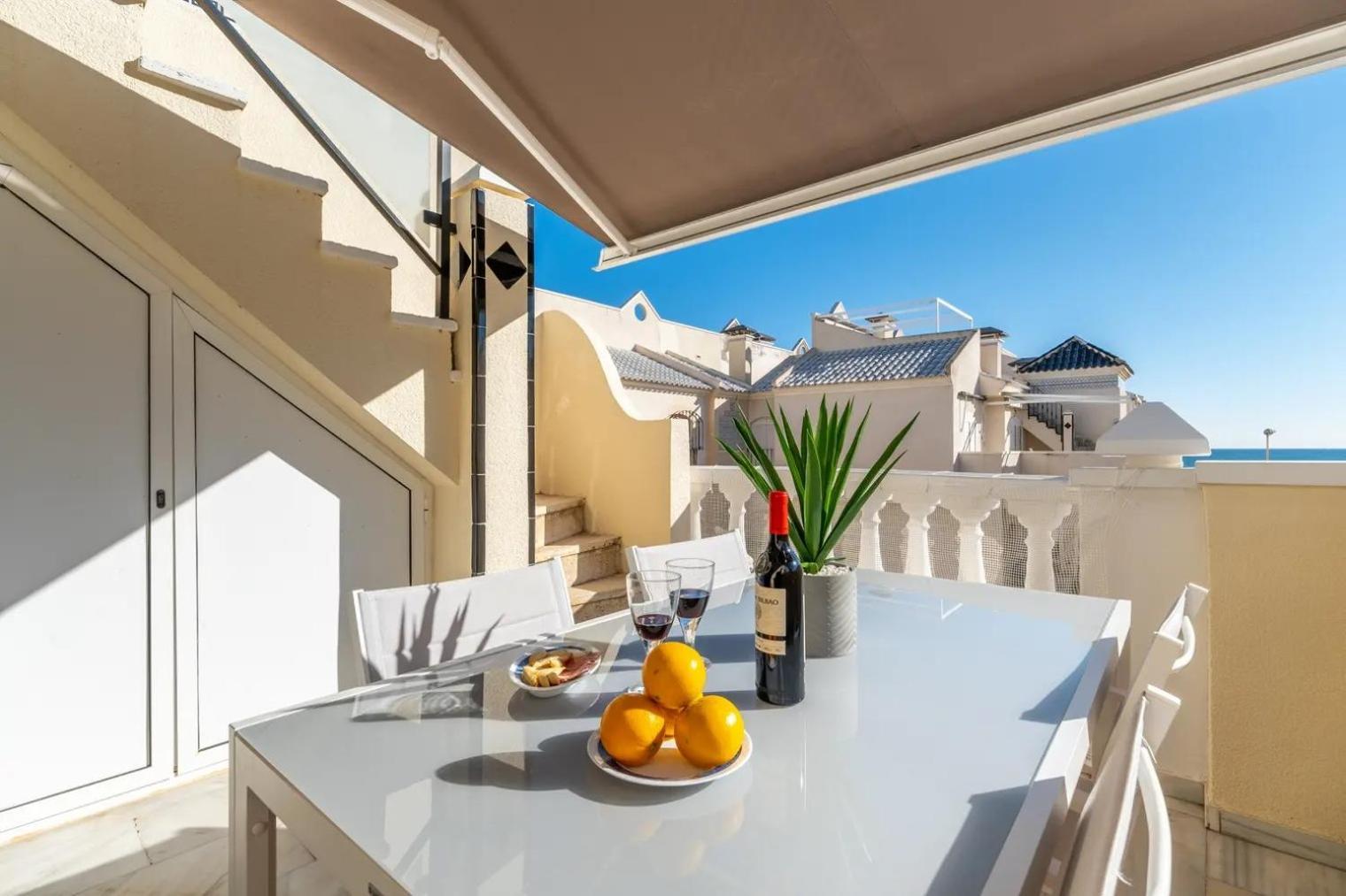 Amazing Penthouse On The Beach, Sea Views, Wifi, Airconditioning And Parking Torrevieja Exteriér fotografie
